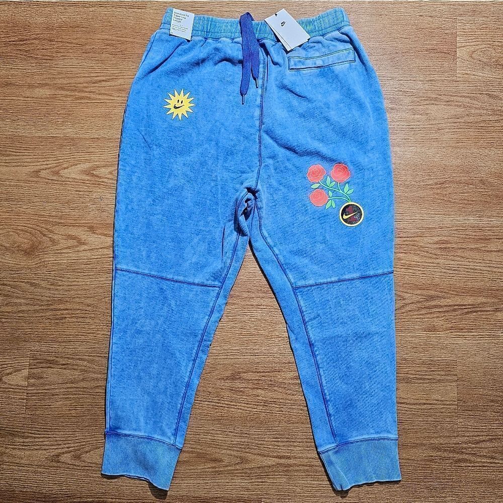 Nike Air Sportswear Varsity 'Have A Nike Day' Logos Joggers Pants XL DZ3054-480 - Picture 3 of 14